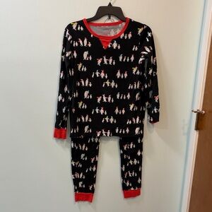 Wondershop Black and Red Penguin Pajama Set